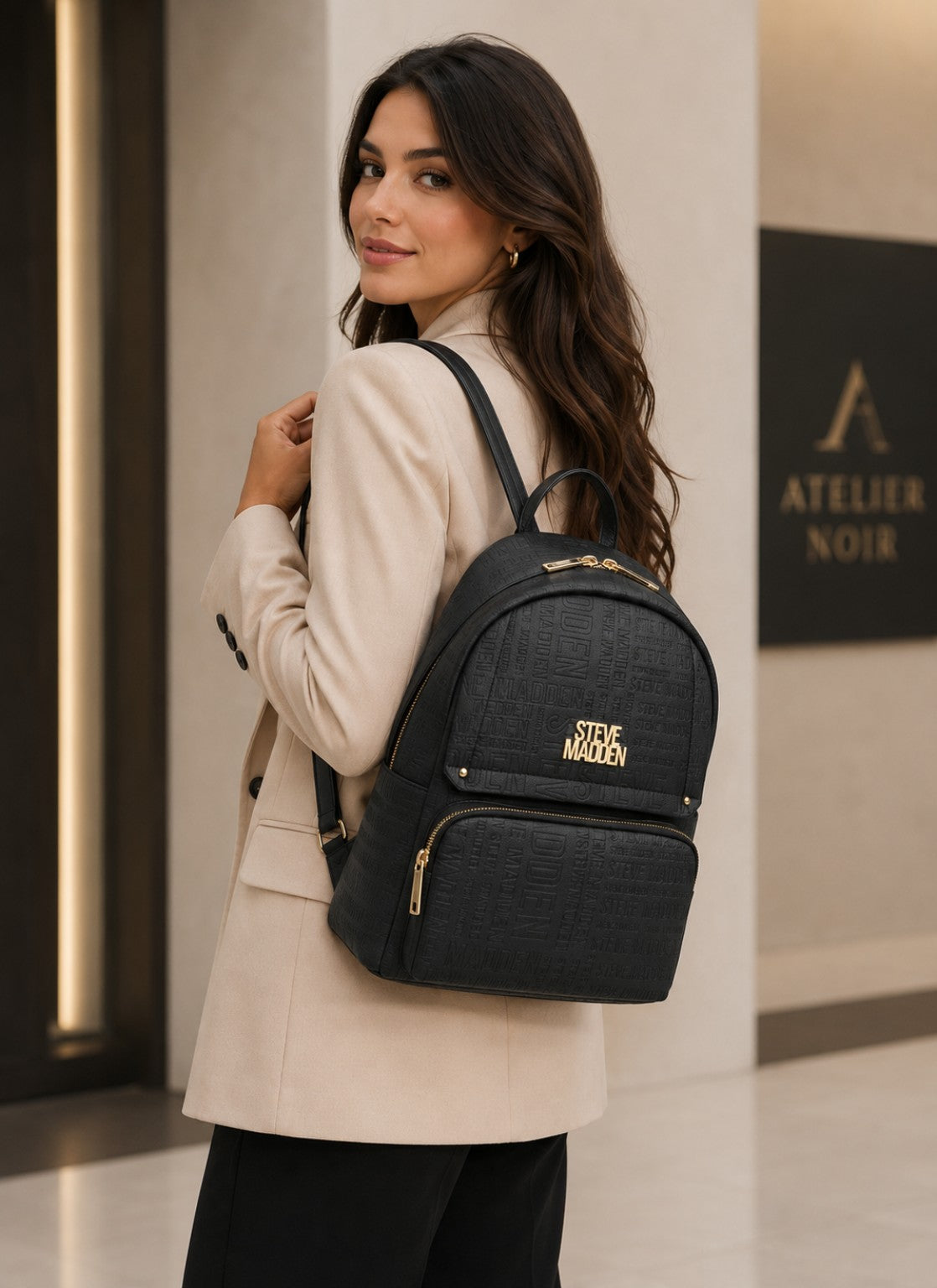 TAMPA LOGO BACKPACK BLACK