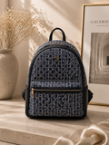 Mochila Tommy Hilfiger Monograma Estampado Logo Azul