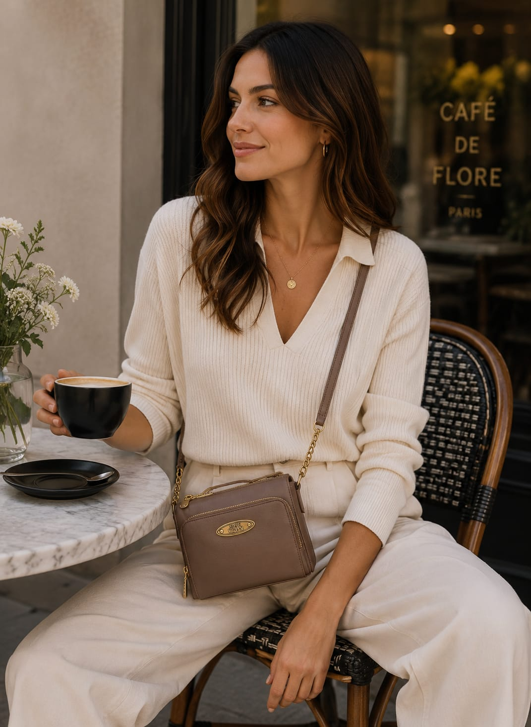 Crossbody Steve Madden Café - modelo