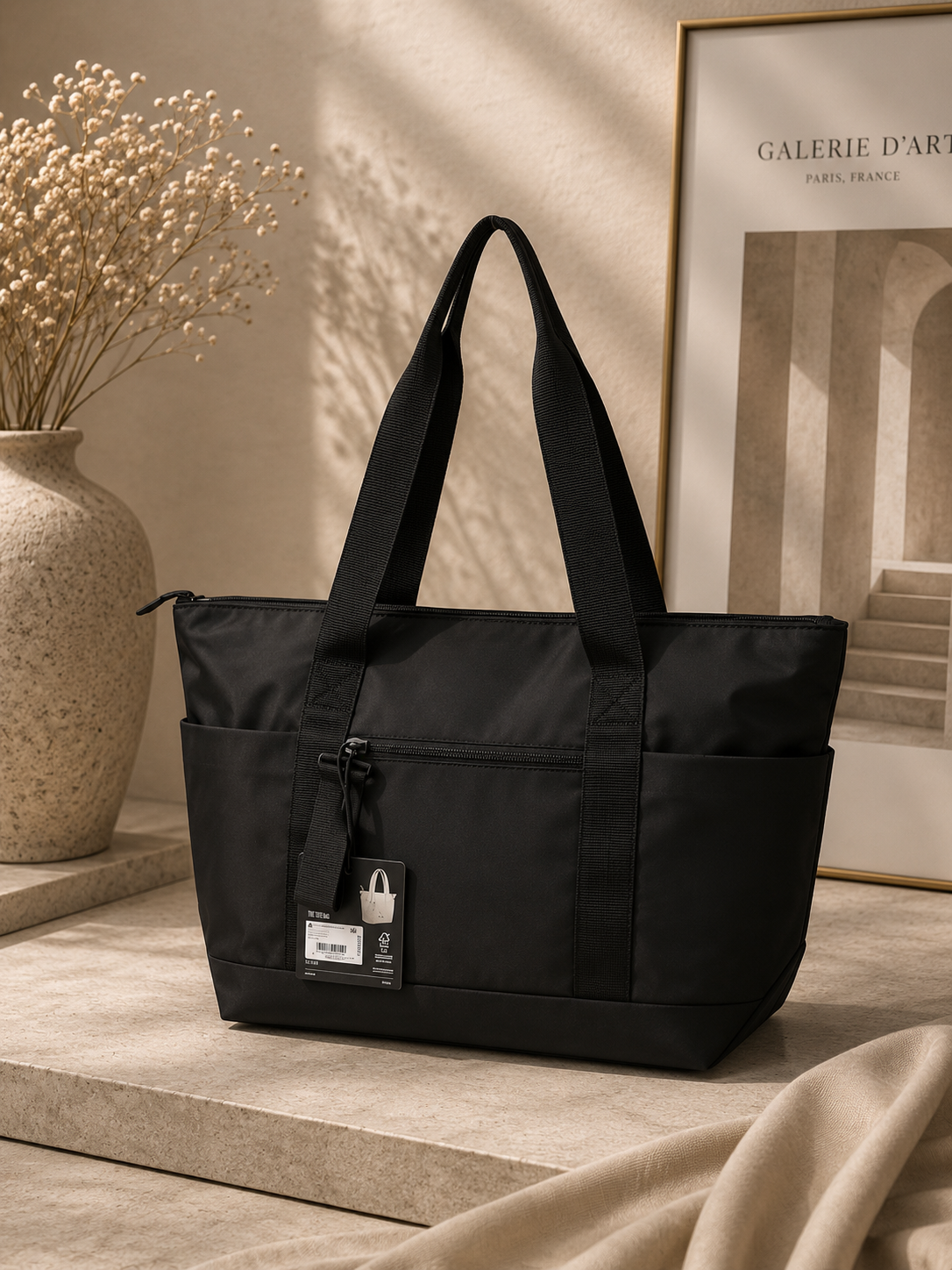 Tote Bag Adidas Negro Deportivo