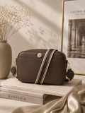 Crossbody Tommy Hilfiger Café Mediano